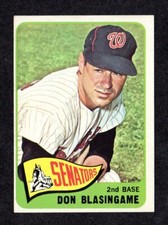 1965 Topps #33 Jackie Brandt Baltimore Orioles Baseball Card EX/MT
