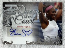 2015 Leaf Ultimate Tennis Queens of the Court Rookie Auto SLOANE STEPHENS /25