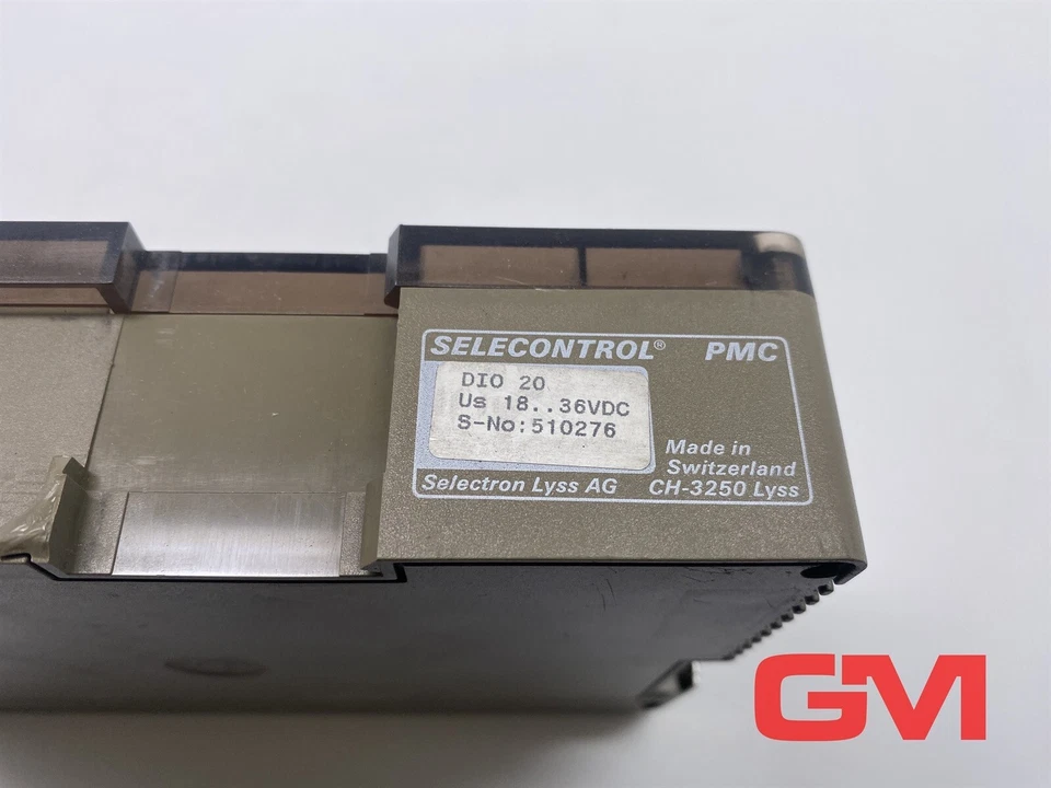 Selectron Lyss Modul DIO 20 I/O module 18-36VDC Selecontrol PMC beschädigt - Bild 3 von 4