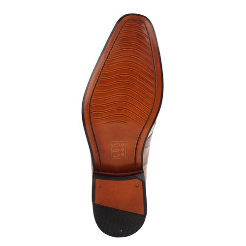Libertyzeno Herren Handgefertigt Kroko Print Zweifarbig Schnürschuhe Oxford Elegant Schuhe - Bild 9 von 12