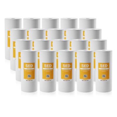 4.5'' x 10'' Big Blue Replacement 1 Micron Sediment Water Filters - 20 Cartridges