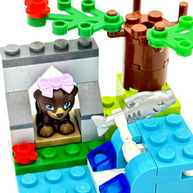 LEGO Friends 41046 Brown Bear's River 100% Compete with Instructions