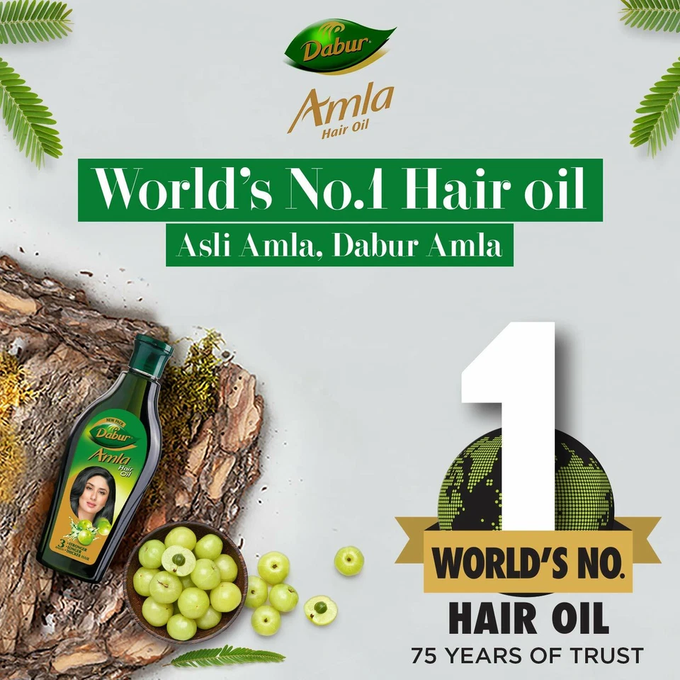 Aceite capilar Dabur Amla - para cabello fuerte, largo y grueso botella de 30... - Imagen 3 de 4