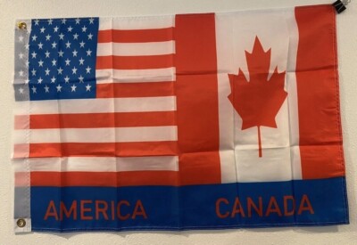 2 x 3 Ft Flag USA American and Canada Friendship America Canadian Friend,bx7