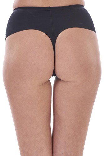 Ladies 2 Pack Light Tummy Control Thongs Seamless NO VPL Shapewear - Picture 5 of 13