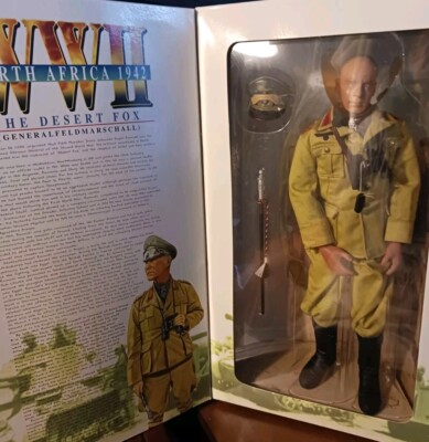 1/6 FIGURE 12 INCH MILITARY SOLDIER DRAGON WWII DESERT FOX ROMMEL