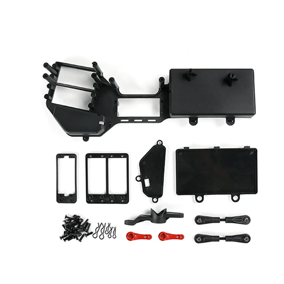 Double Steering Gear Box + 15T/17T Servo Arm set for Losi 5ive-t RV LT V5 XLT - Image 2 of 4