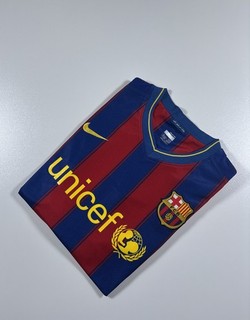 Authentic Nike Barcelona 2009/10 Home Shirt. “Ibrahimovic 9”. Size Small.