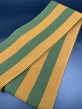 Kimono Konjaku Club Wool Obi with Striped Border Used Japan