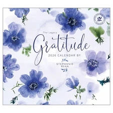 Legacy Publishing Group,  Gratitude by Stephanie Ryan 2026 Wall Calendar, 13.38'