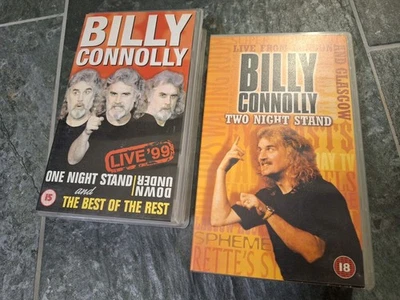 Billy Connolly One Night Stand Down Under Best of the Rest/Two Night Stand VHS - Image 1 of 4