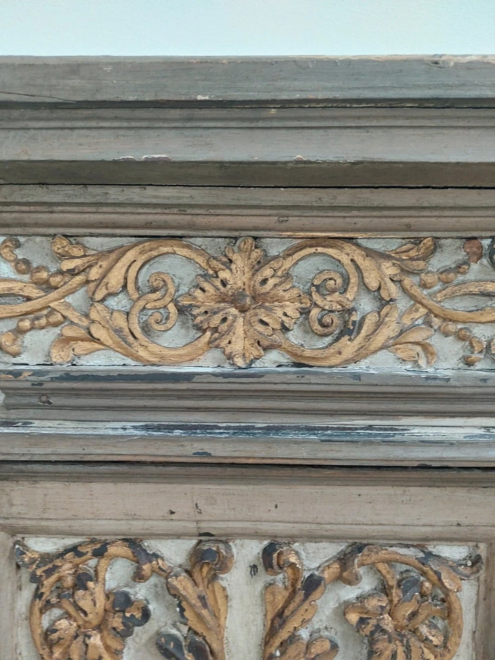 Pannello religioso in legno intagliato - 52 x 97 cm - Legno - 1750-1800 - Immagine 3 di 4