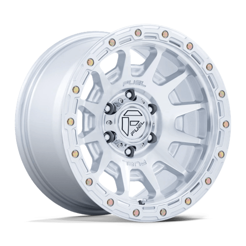 (1PC) Fuel Fc884 Fortress 18X9 6X135 Gloss Silver 1mm Wheel Rim 18 Inch - Foto 3 di 9