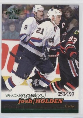 1999-00 Pacific Emerald Green 53/199 Josh Holden #423 1k9