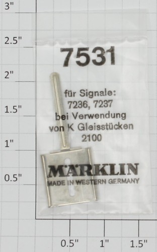 Placa de señal Marklin 7531 | Condition: New