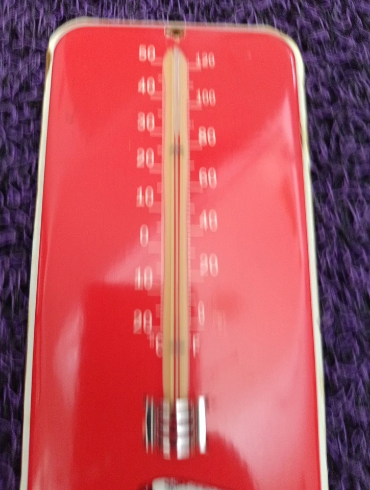 Vintage Tops Mild Thermometer Tin merchandise Tobacco Flavor Not Porcelain - Image 2 of 4