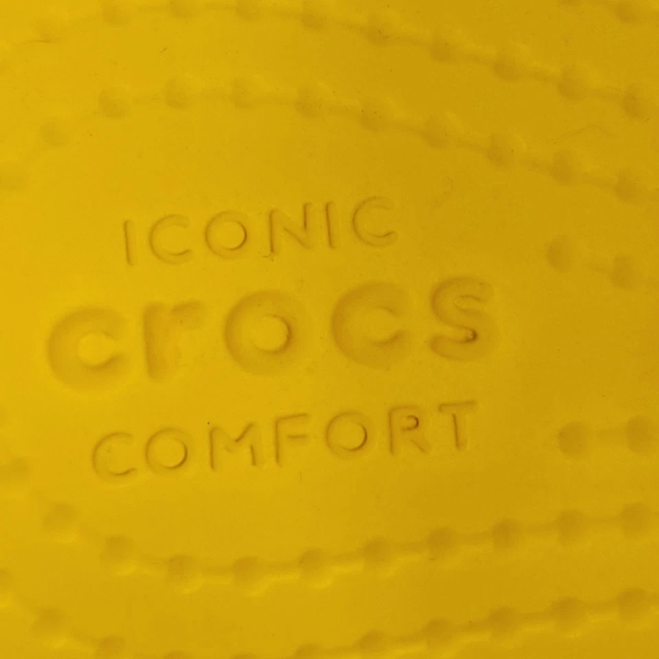Zuecos clásicos Crocs Little Kids amarillo pato talla C 10 girasol Foto 3 de 4