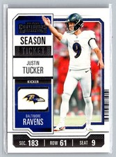 2023 Panini Contenders #7 Justin Tucker
