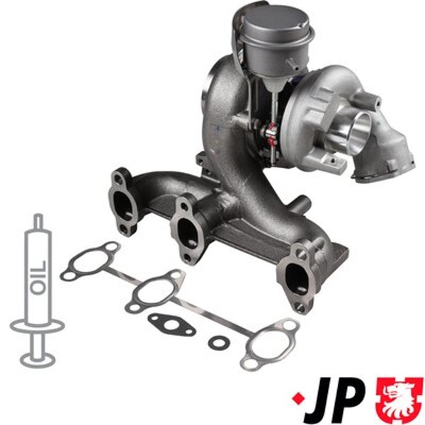Lader Aufladung JP JP Group 1117405300 FüR Polo 545 Ibiza Cordoba Fabia 5J VW 4-image