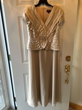 Ignite Evenings Mother of the Bride Dress With Embellished Top Center