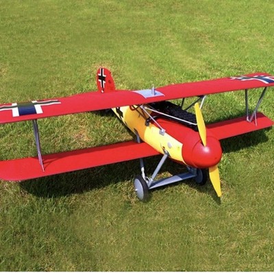 Dynam Albatros D.Va V2 4S RC Warbird Biplane 1300mm 51'' Wingspan