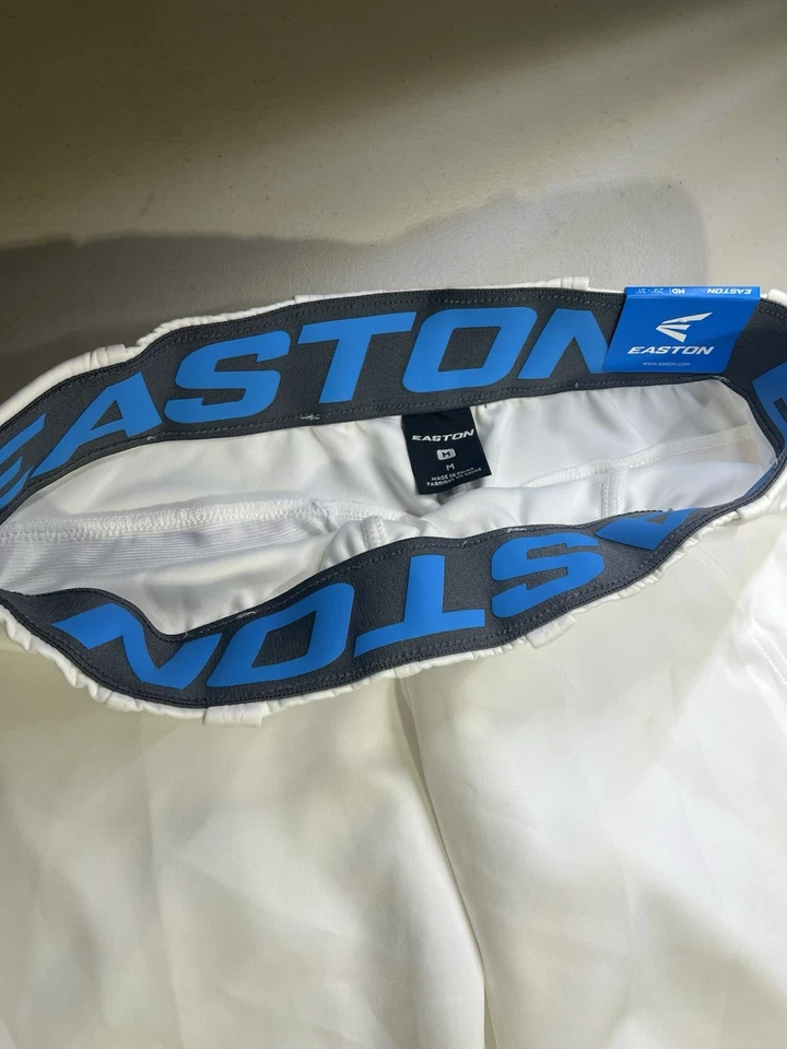 "Pantalones de softbol Easton blancos para mujer talla mediana 29-31""" Foto 2 de 4