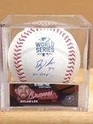 DYLAN LEE Atlanta Braves Signed Official 2021 World Series Baseball (Beckett)