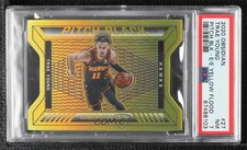 2020 Obsidian Pitch Black Electric Etch Yellow Flood Trae Young #27 PSA 7 10qe
