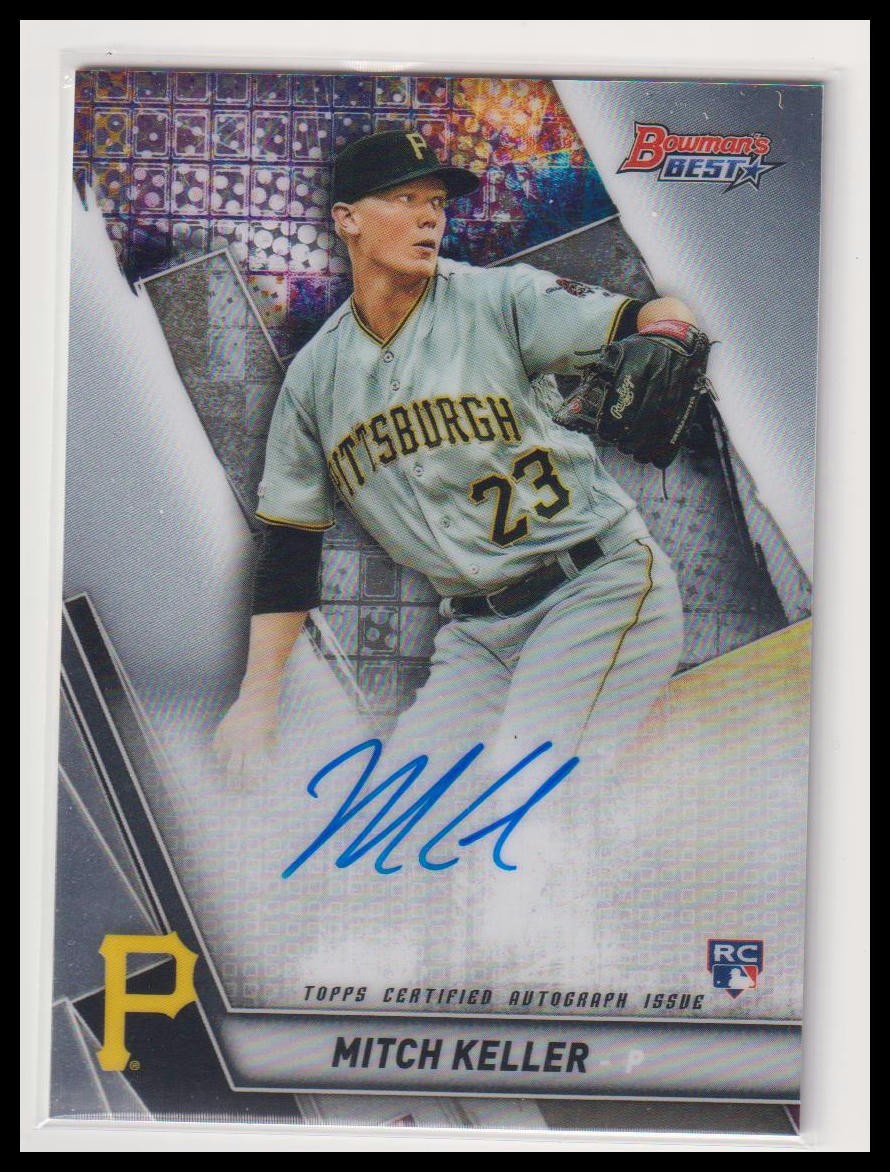 Mitch Keller 2019 Bowman's Best RC Auto Best of 2019 Autographs Pirates #B19-MKE