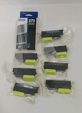 Lot Of 8 Epson 273 Black Ink Cartridges Exp 05/25 Sealed