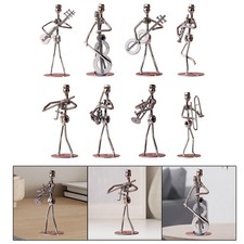 Musical Man Statue Musician Player Sculpture Home Decor Collectible Figurine Art