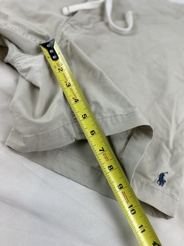 Ralph Lauren Mens Polo Prepster Chino Shorts L/G Classic Fit 6" Drawstring Beige - Picture 12 of 20