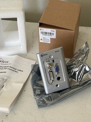 Opticis MVDF 1 Gang-sized Multi-format Video to Optical DVI Converter New