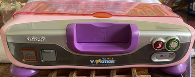 VTech V.Smile V-Motion Console Pink/Purple w/8 Games Disney Dora Scooby-Doo
