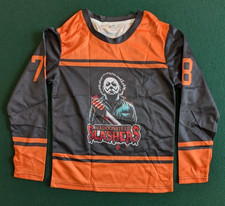 Michael Myers Haddonfield Slashers Hockey Style Jersey Child Size Medium
