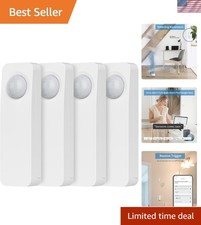 Zigbee Motion Sensor 4 Pack Compatible with Home Assistant SmartThings Eero R...