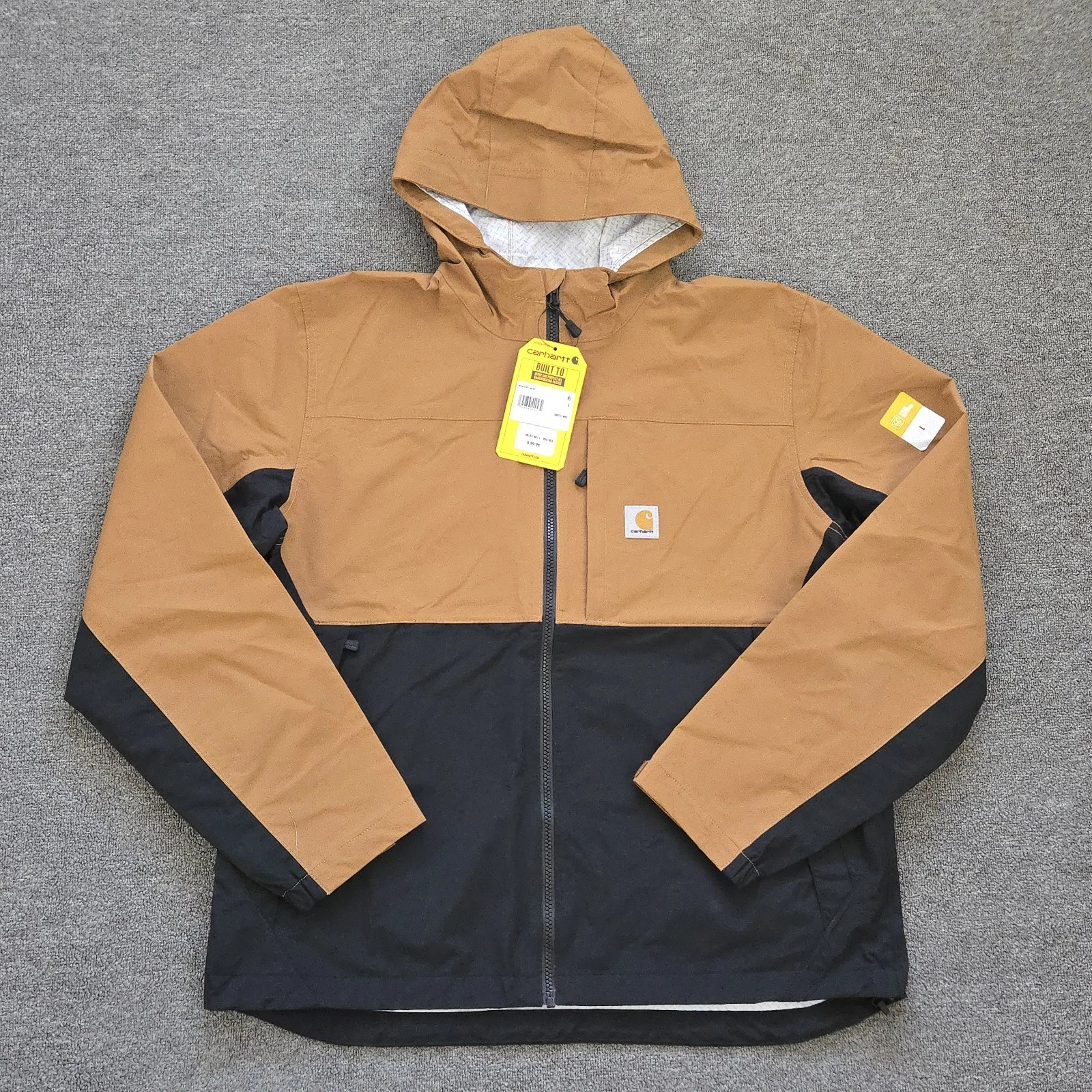 Carhartt Men's LARGE Storm Defender Relaxed Fit Lightweight Monterey Rain Jacket
Opens in a new wind