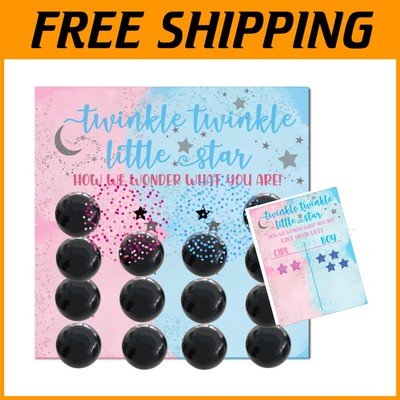 Gender Reveal Party Supplies Pack with Dart Board Game