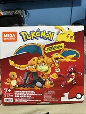 Pokémon Charmander Evolution Set Charmeleon Charizard Mega Construx