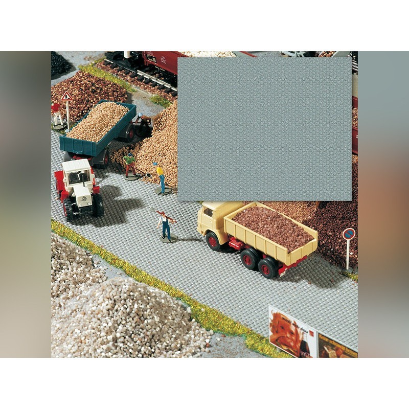 BUSCH 7088 Place Pavée 56X33 Cm - HO 1/87