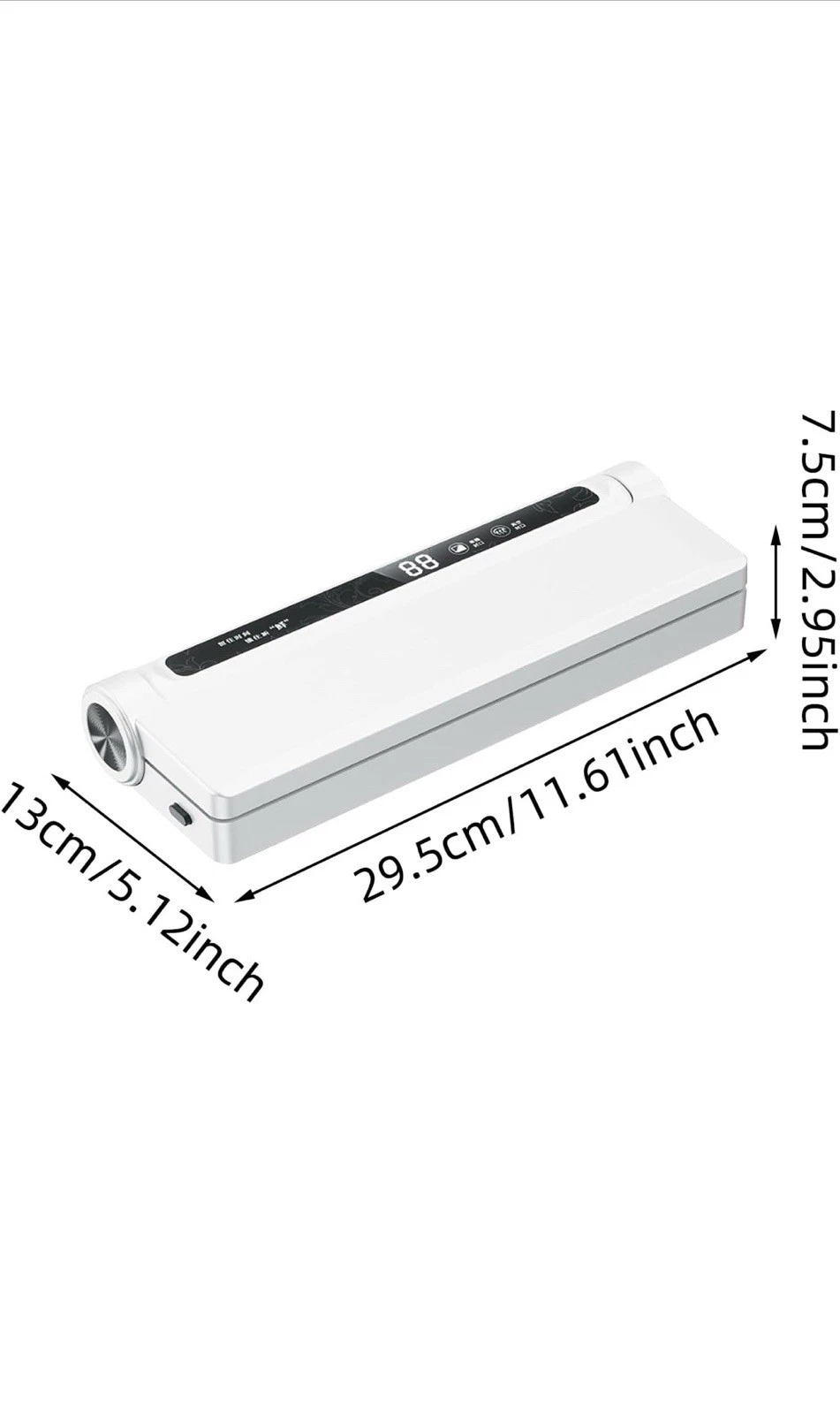 Vacuum Sealer Machine for Food Storage & Meal Prep,Food Sealer for Dry/Wet Food