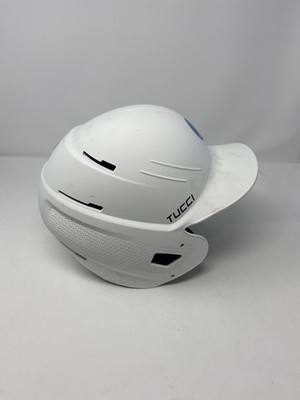 TUCCI XR1 BASEBALL BATTING HELMET FOR JUNIOR, DRILLED - MATTE WHITE