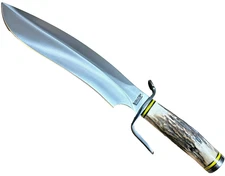 IMPACT CUTLERY Custom Made SASQUATCH BOWIE KNIFE Handmade RARE SURVIVAL KNIVES