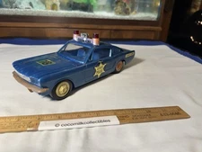 Processed Plastics Toy State Police 1965 Ford Mustang 2+2 Fastback 11" Highway