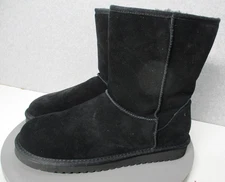 KOOLABURRA BY UGG KOOLA TALL BLACK SUEDE WOMENS SZ 10 BOOTS WINTER