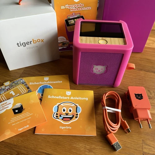 tigerbox Touch Hörbox Kinder-Mini-Lautsprecher - Lila