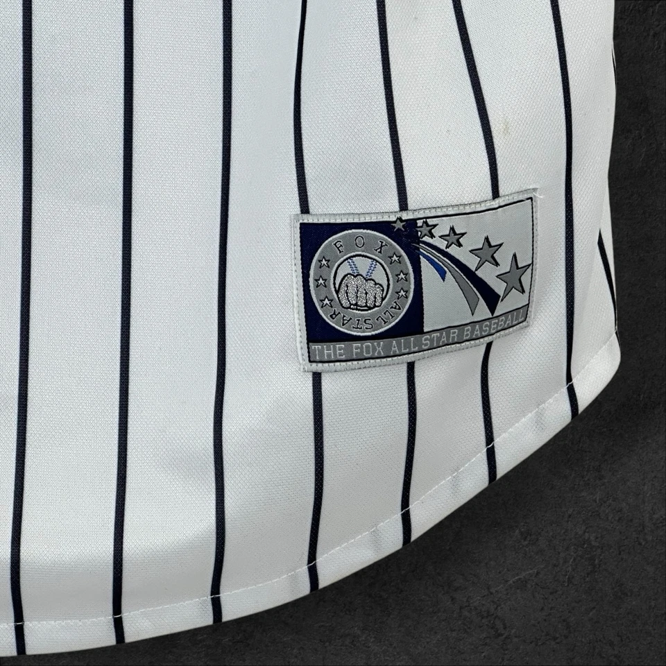 NUEVA Camiseta Deportiva New York Fox #23 Ghetto All Star Béisbol Hombres GRANDE Corea *DEFECTUOSA Foto 4 de 4