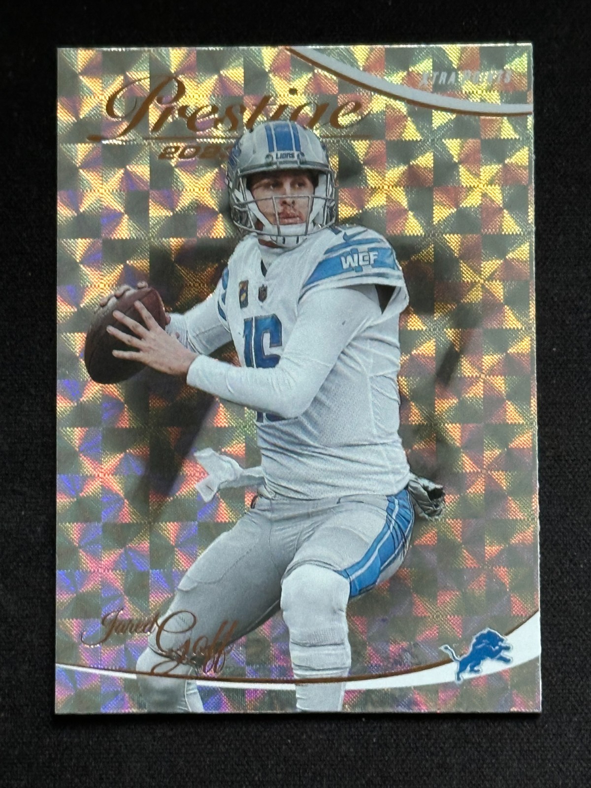 2023 Panini Prestige Xtra Points Hyper Jared Goff #103