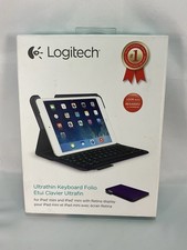 Logitech Ultrathin Keyboard Folio iPad Mini with Retina display Purple Open Box