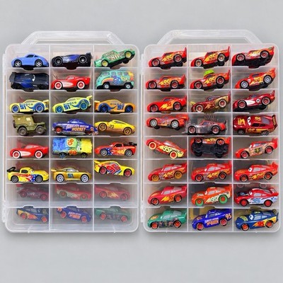 Disney Pixar Cars Lightning McQueen Diecast Lot 42 Dinoco Rust-Eze Mattel 1:55